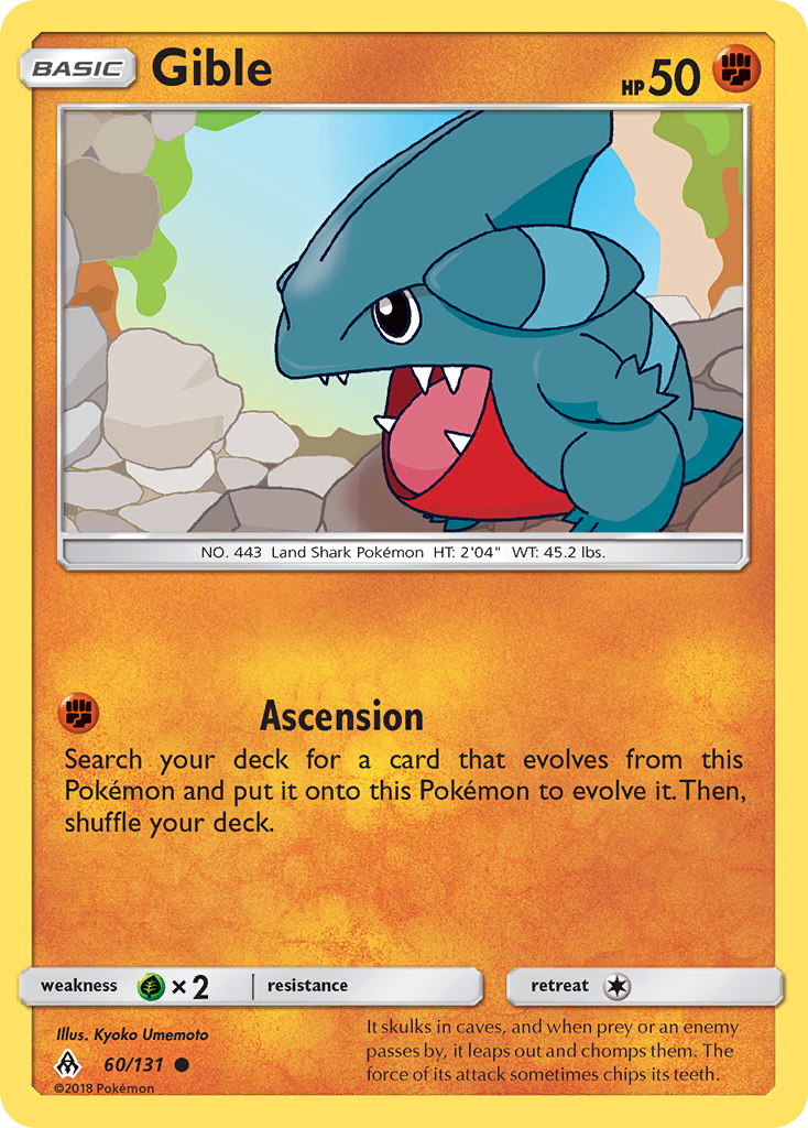 Gible (60/131) [Sun & Moon: Forbidden Light] | Gear Gaming Fayetteville