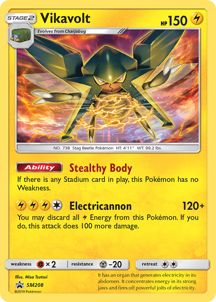 Vikavolt (SM208) [Sun & Moon: Black Star Promos] | Gear Gaming Fayetteville