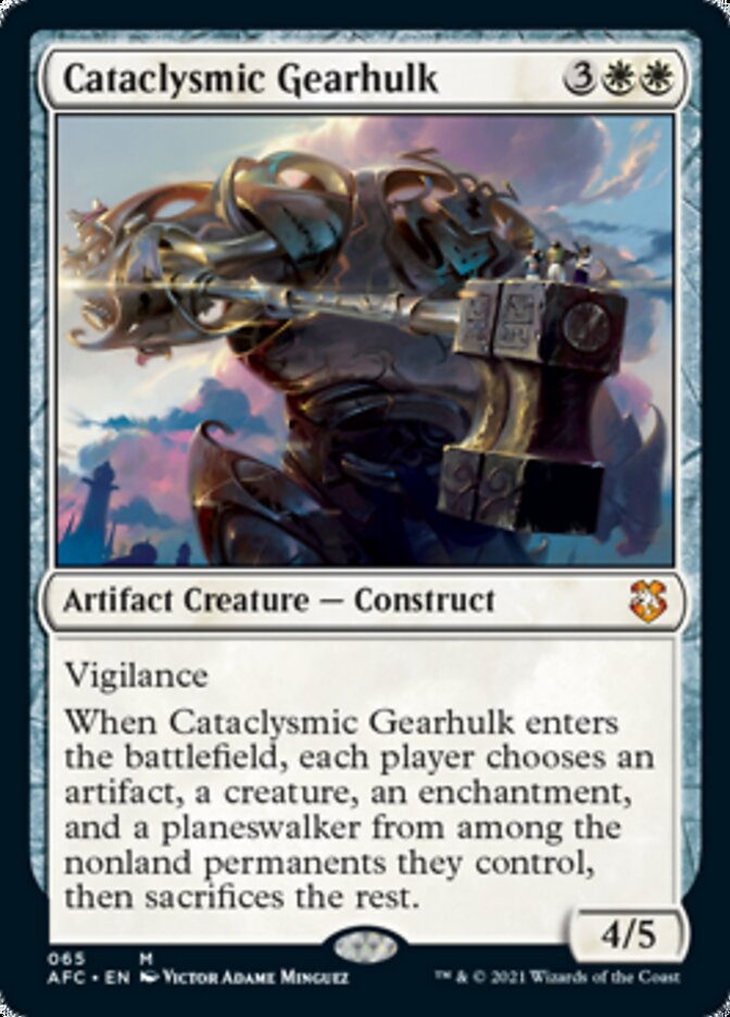 Cataclysmic Gearhulk [Dungeons & Dragons: Adventures in the Forgotten Realms Commander] | Gear Gaming Fayetteville