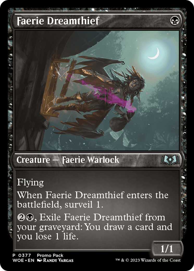 Faerie Dreamthief (Promo Pack) [Wilds of Eldraine Promos] | Gear Gaming Fayetteville