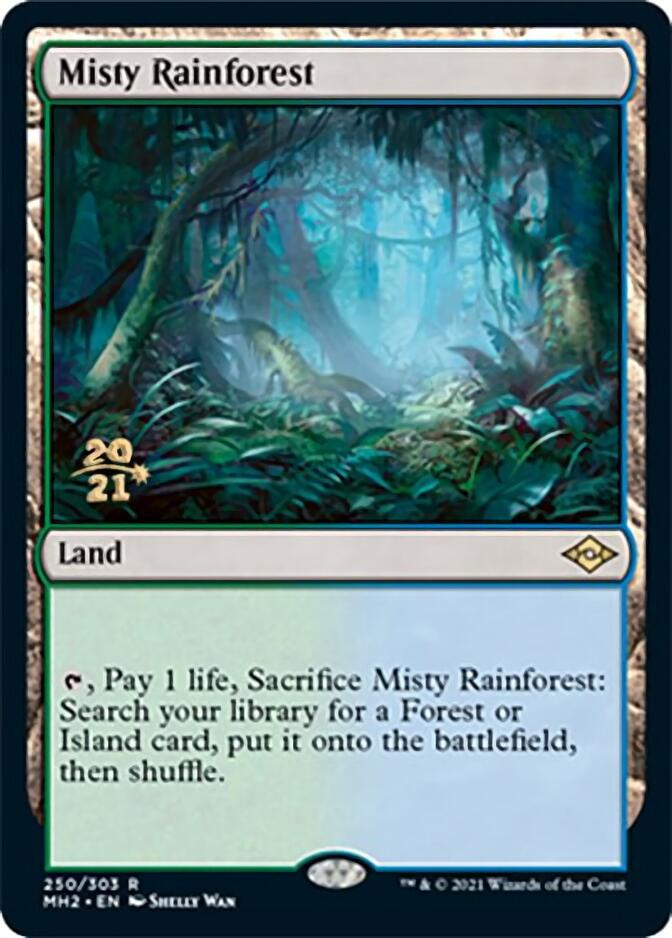 Misty Rainforest [Modern Horizons 2 Prerelease Promos] | Gear Gaming Fayetteville