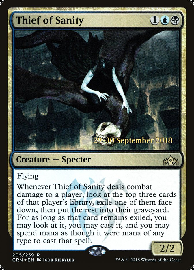 Thief of Sanity [Guilds of Ravnica Prerelease Promos] | Gear Gaming Fayetteville