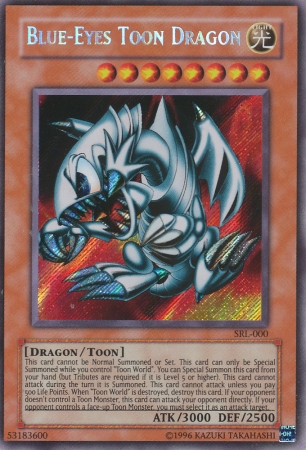 Blue-Eyes Toon Dragon [SRL-000] Secret Rare | Gear Gaming Fayetteville