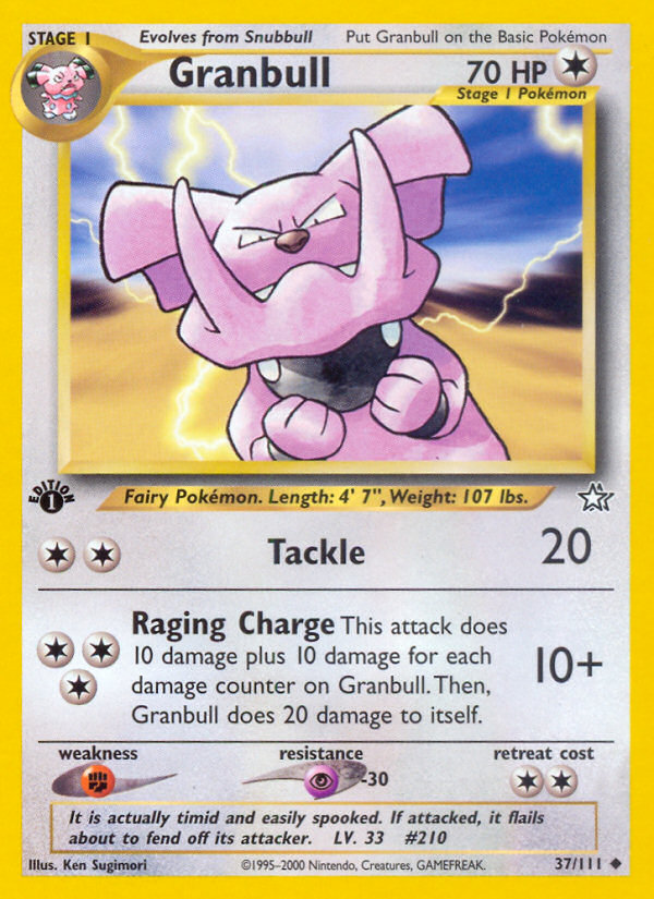 Granbull (37/111) [Neo Genesis 1st Edition] | Gear Gaming Fayetteville