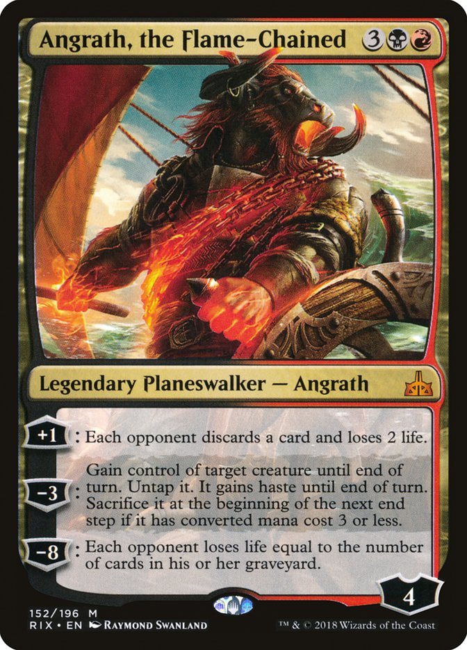 Angrath, the Flame-Chained [Rivals of Ixalan] | Gear Gaming Fayetteville