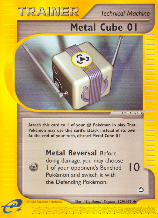 Metal Cube 01 (129/147) [Aquapolis] | Gear Gaming Fayetteville