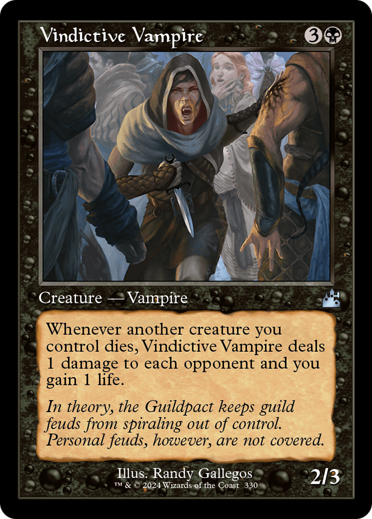 Vindictive Vampire (Retro Frame) [Ravnica Remastered] | Gear Gaming Fayetteville