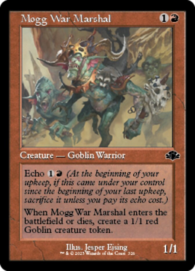 Mogg War Marshal (Retro) [Dominaria Remastered] | Gear Gaming Fayetteville