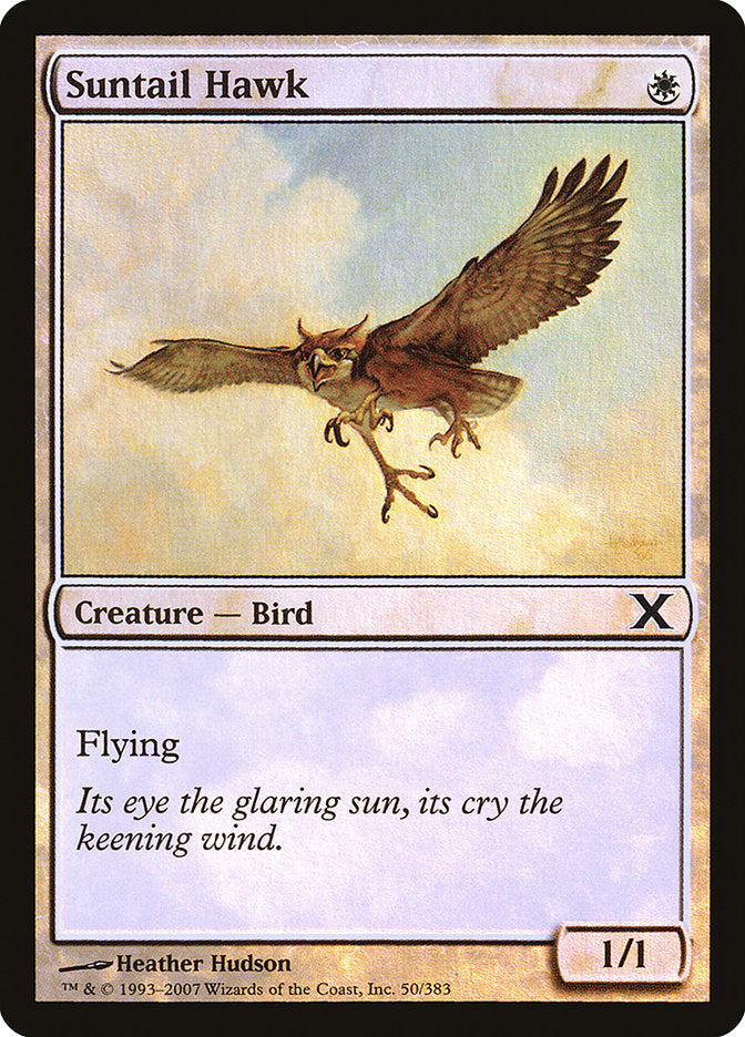 Suntail Hawk (Premium Foil) [Tenth Edition] | Gear Gaming Fayetteville