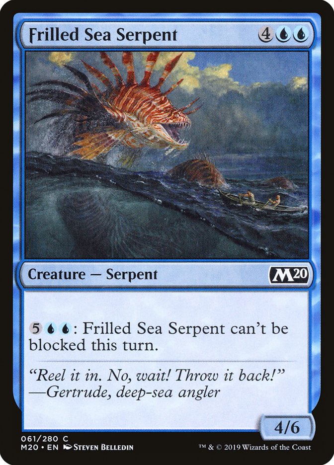 Frilled Sea Serpent [Core Set 2020] | Gear Gaming Fayetteville