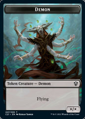 Demon // Fungus Beast Double-Sided Token [Commander 2021 Tokens] | Gear Gaming Fayetteville