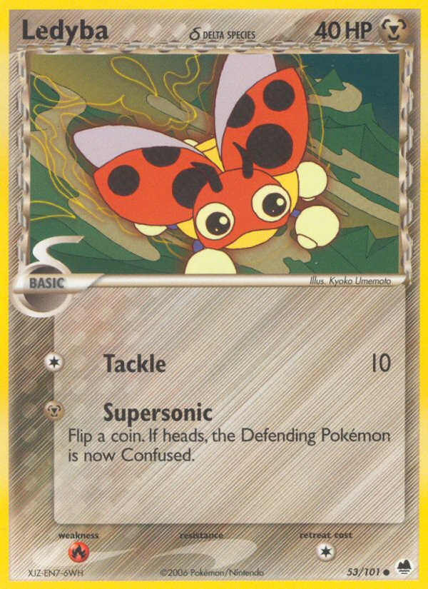 Ledyba (53/101) (Delta Species) [EX: Dragon Frontiers] | Gear Gaming Fayetteville