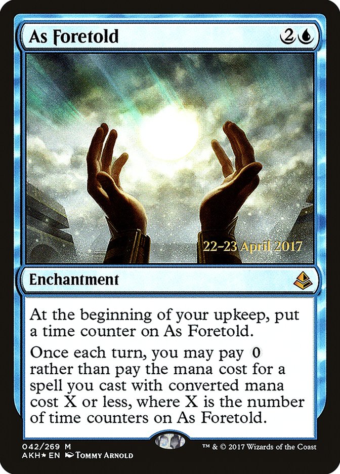 As Foretold [Amonkhet Prerelease Promos] | Gear Gaming Fayetteville