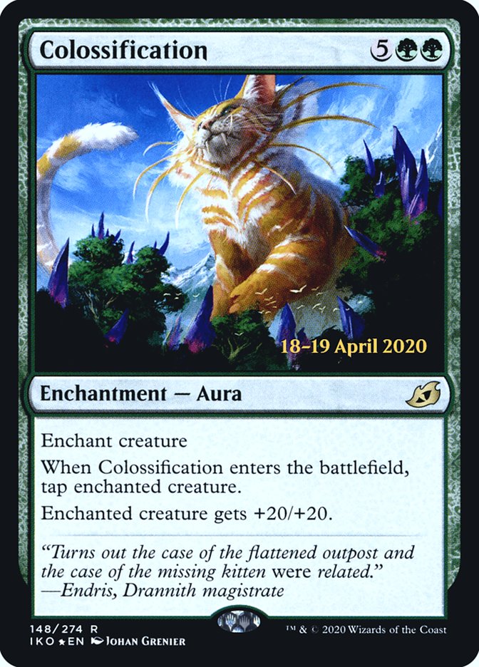 Colossification [Ikoria: Lair of Behemoths Prerelease Promos] | Gear Gaming Fayetteville