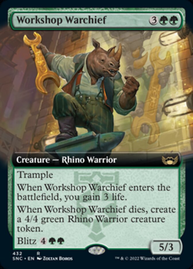 Workshop Warchief (Extended Art) [Streets of New Capenna] | Gear Gaming Fayetteville