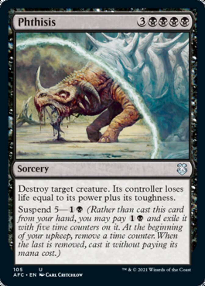 Phthisis [Dungeons & Dragons: Adventures in the Forgotten Realms Commander] | Gear Gaming Fayetteville