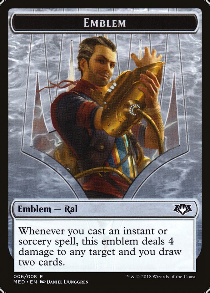 Ral, Izzet Viceroy Emblem [Mythic Edition Tokens] | Gear Gaming Fayetteville