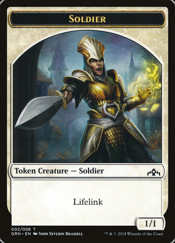 Goblin // Soldier Double-Sided Token [Guilds of Ravnica Guild Kit Tokens] | Gear Gaming Fayetteville