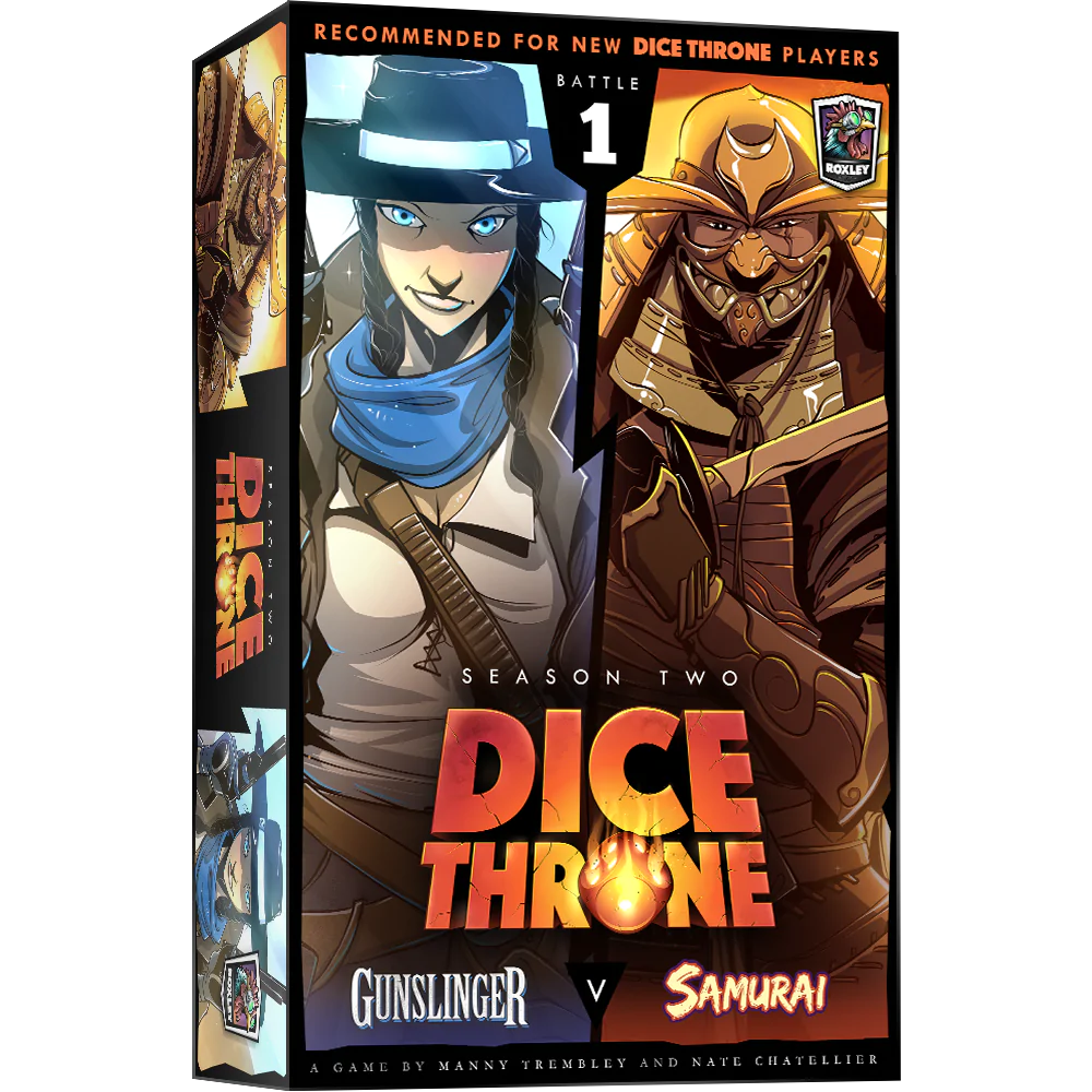 DICE THRONE SEASON TWO- BOX 1 - GUNSLINGER VS SAMURAI | Gear Gaming Fayetteville