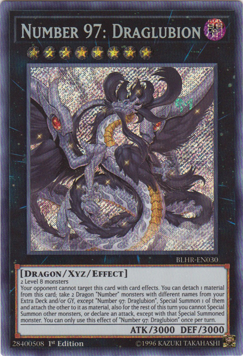 Number 97: Draglubion [BLHR-EN030] Secret Rare | Gear Gaming Fayetteville