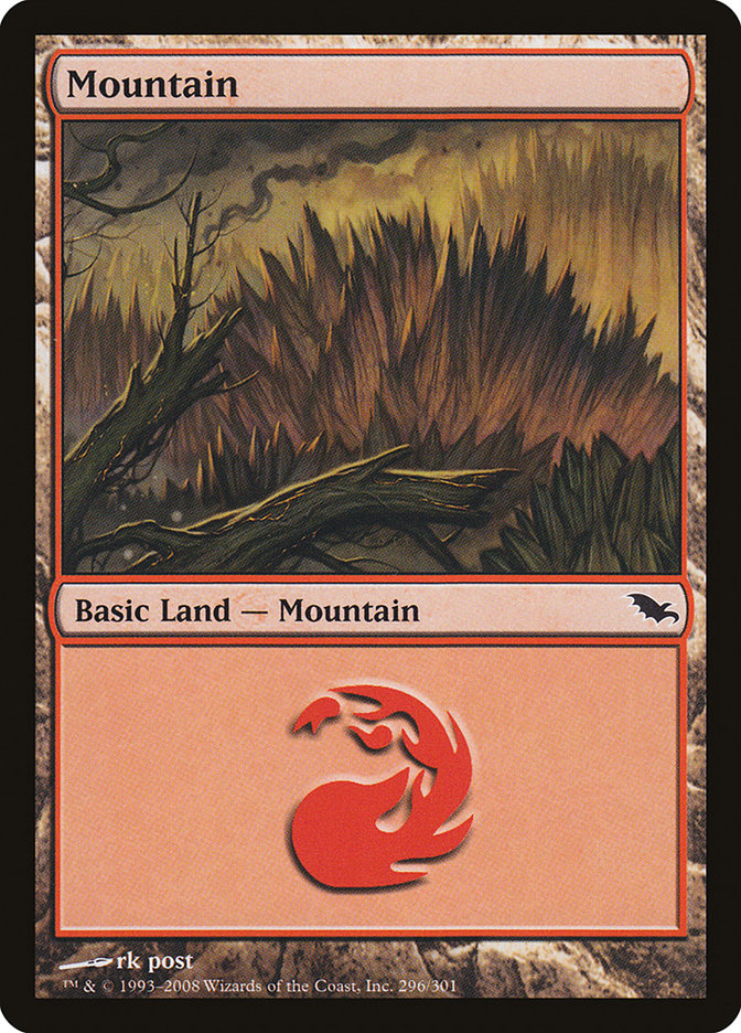 Mountain (296) [Shadowmoor] | Gear Gaming Fayetteville