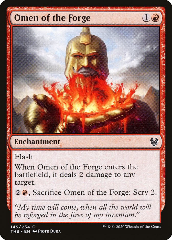 Omen of the Forge [Theros Beyond Death] | Gear Gaming Fayetteville