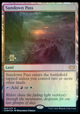 Sundown Pass [Innistrad: Crimson Vow Prerelease Promos] | Gear Gaming Fayetteville