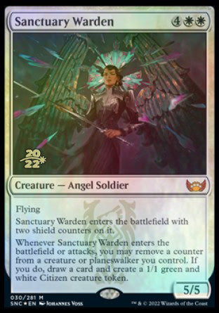 Sanctuary Warden [Streets of New Capenna Prerelease Promos] | Gear Gaming Fayetteville