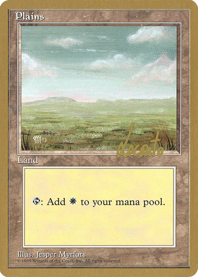 Plains (ml364) (Michael Loconto) [Pro Tour Collector Set] | Gear Gaming Fayetteville