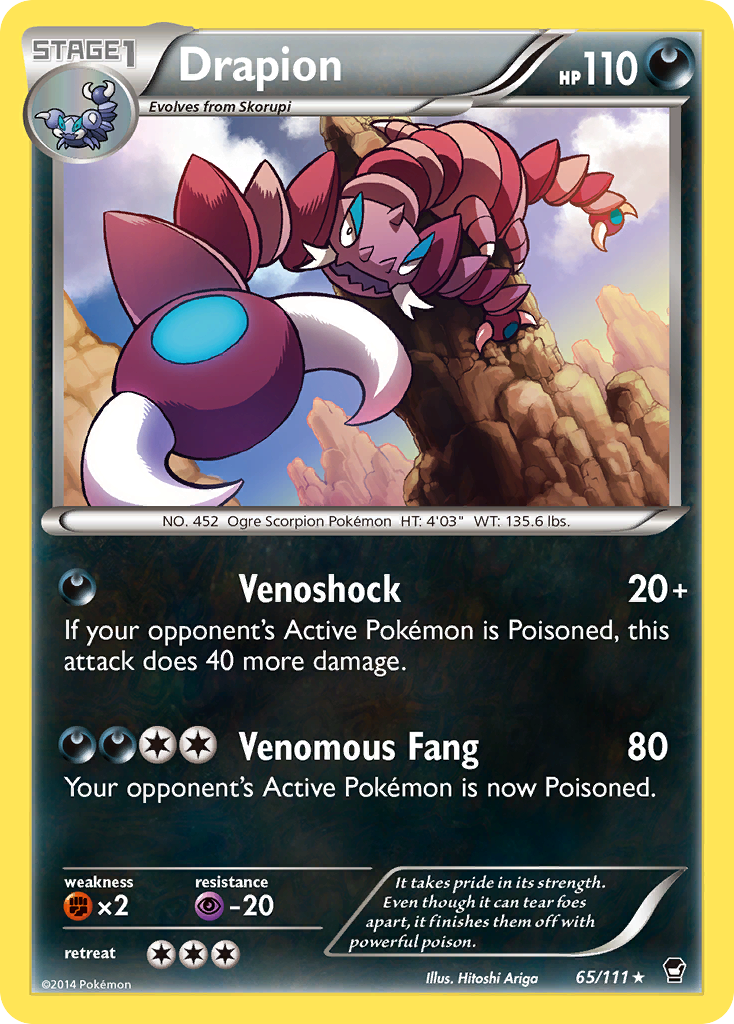 Drapion (65/111) [XY: Furious Fists] | Gear Gaming Fayetteville