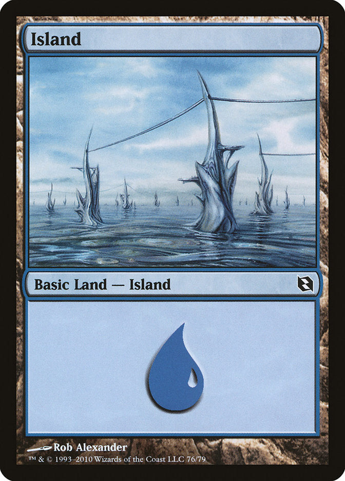 Island (76) [Duel Decks: Elspeth vs. Tezzeret] | Gear Gaming Fayetteville