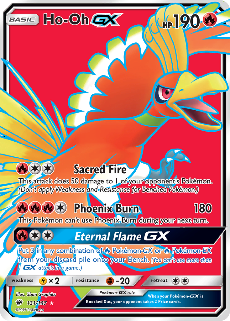 Ho-Oh GX (131/147) [Sun & Moon: Burning Shadows] | Gear Gaming Fayetteville