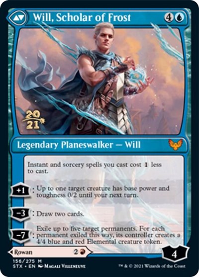 Rowan, Scholar of Sparks // Will, Scholar of Frost [Strixhaven: School of Mages Prerelease Promos] | Gear Gaming Fayetteville