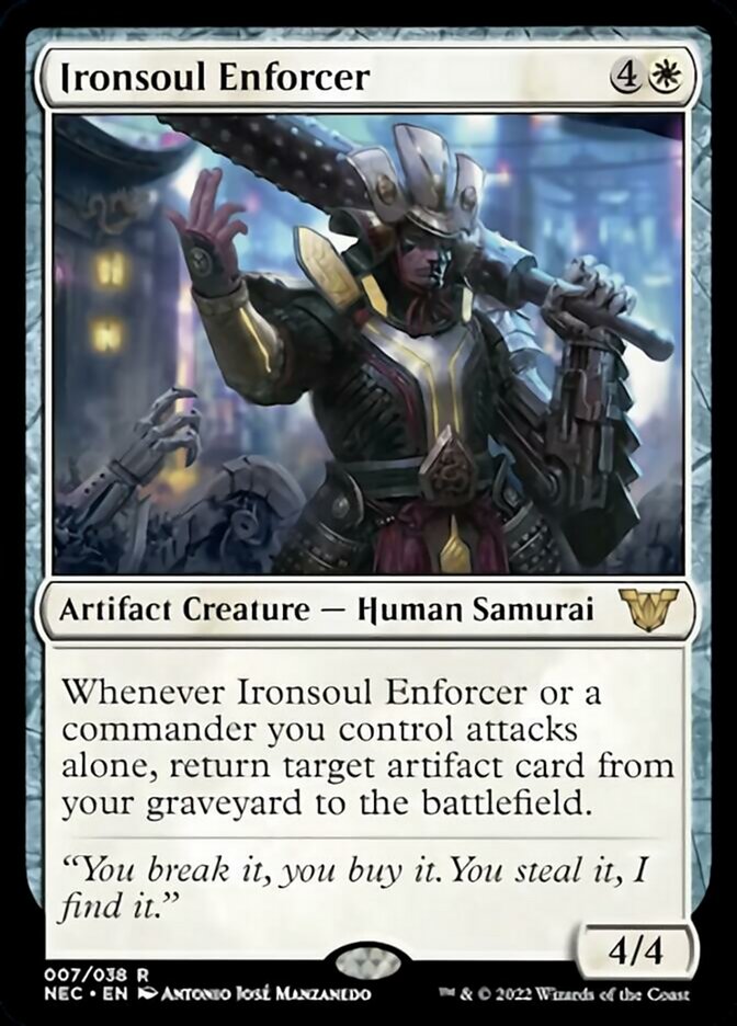 Ironsoul Enforcer [Kamigawa: Neon Dynasty Commander] | Gear Gaming Fayetteville