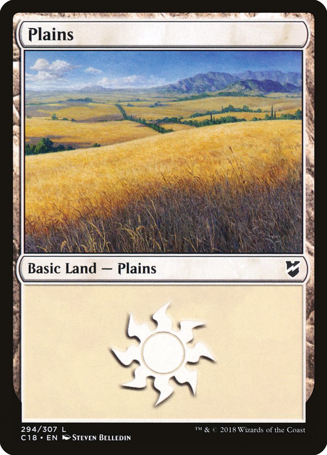 Plains (294) [Commander 2018] | Gear Gaming Fayetteville