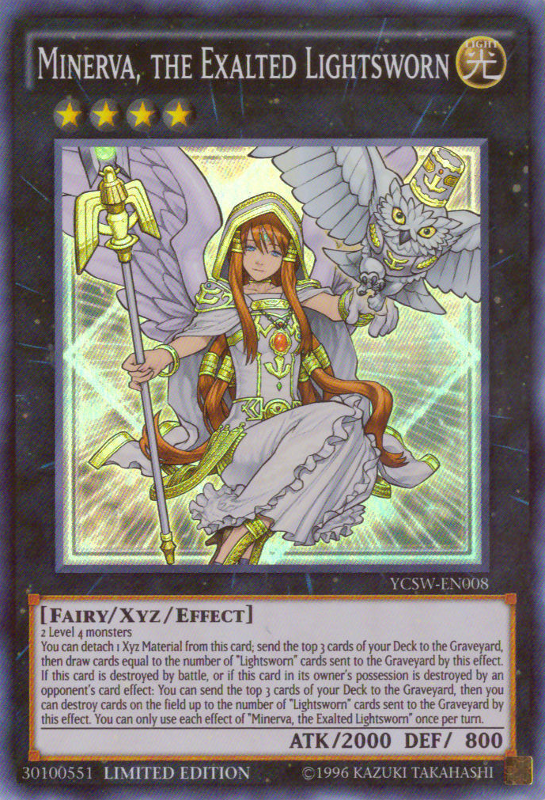 Minerva, the Exalted Lightsworn [YCSW-EN008] Super Rare | Gear Gaming Fayetteville