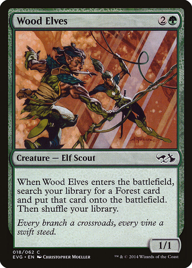 Wood Elves (Elves vs. Goblins) [Duel Decks Anthology] | Gear Gaming Fayetteville