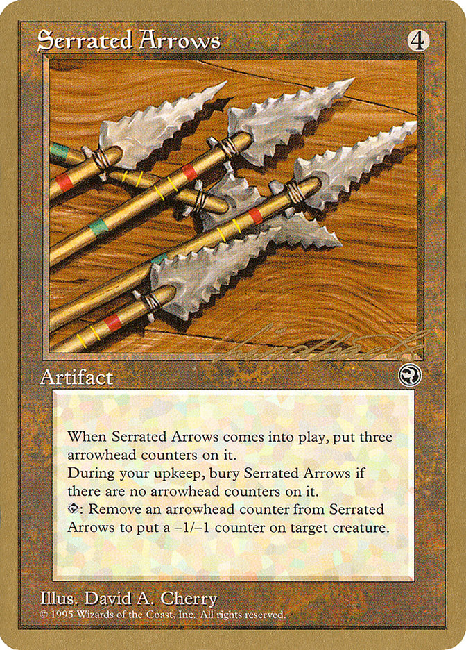 Serrated Arrows (Leon Lindback) [Pro Tour Collector Set] | Gear Gaming Fayetteville