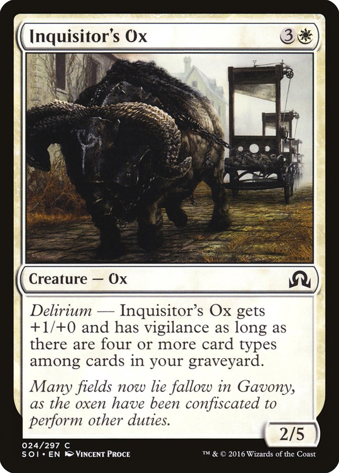 Inquisitor's Ox [Shadows over Innistrad] | Gear Gaming Fayetteville