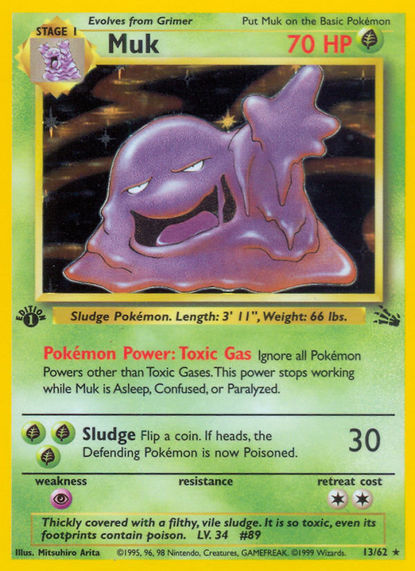 Muk (13/62) [Fossil 1st Edition] | Gear Gaming Fayetteville