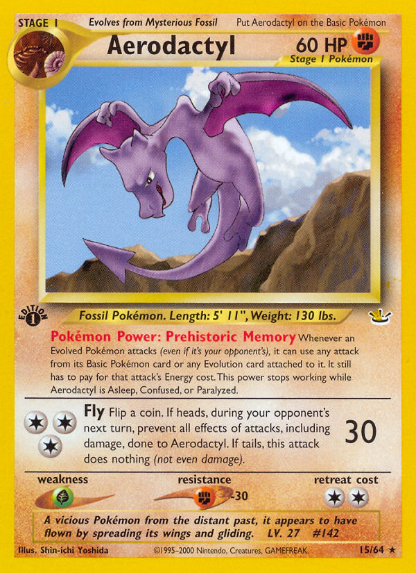 Aerodactyl (15/64) [Neo Revelation 1st Edition] | Gear Gaming Fayetteville