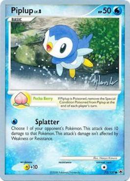 Piplup LV.8 (72/100) (Empotech - Dylan Lefavour) [World Championships 2008] | Gear Gaming Fayetteville