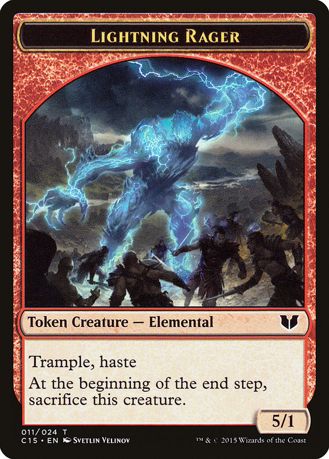 Lightning Rager // Lightning Rager Double-Sided Token [Commander 2015 Tokens] | Gear Gaming Fayetteville