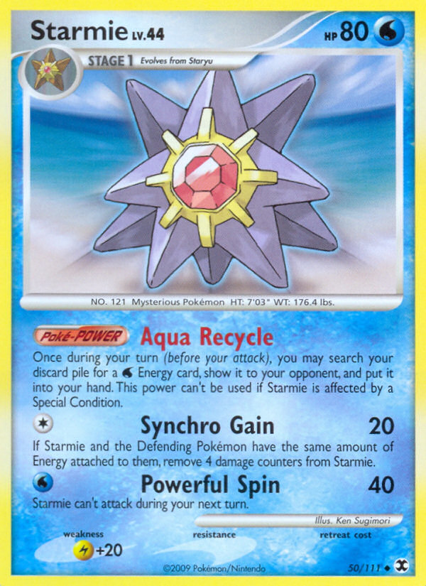 Starmie (50/111) [Platinum: Rising Rivals] | Gear Gaming Fayetteville