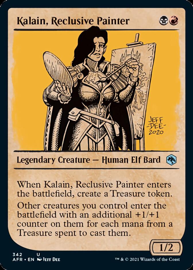 Kalain, Reclusive Painter (Showcase) [Dungeons & Dragons: Adventures in the Forgotten Realms] | Gear Gaming Fayetteville