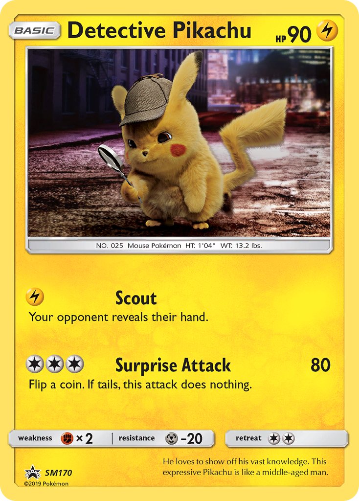 Detective Pikachu (SM170) [Sun & Moon: Black Star Promos] | Gear Gaming Fayetteville