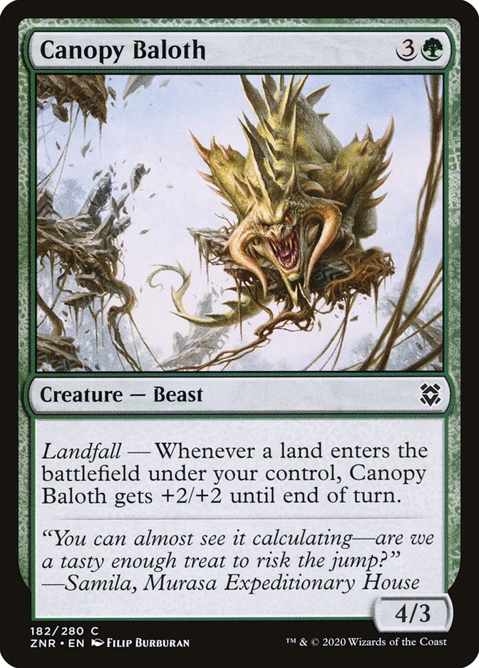 Canopy Baloth [Zendikar Rising] | Gear Gaming Fayetteville