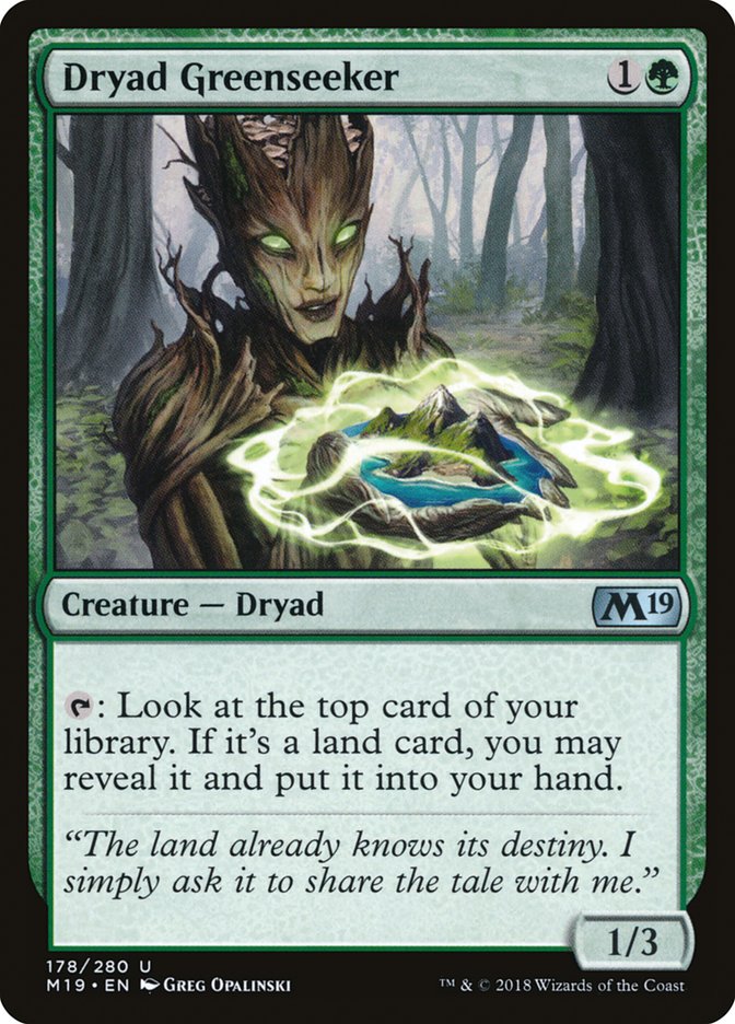 Dryad Greenseeker [Core Set 2019] | Gear Gaming Fayetteville