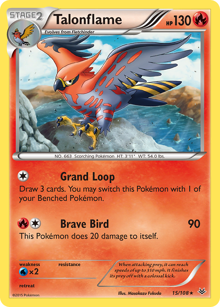 Talonflame (15/108) [XY: Roaring Skies] | Gear Gaming Fayetteville