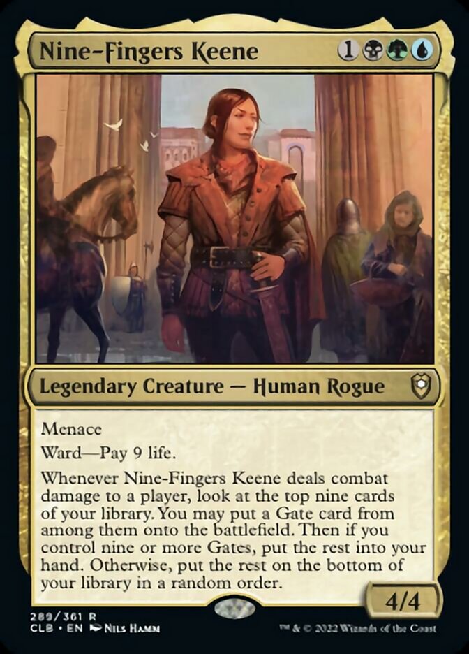 Nine-Fingers Keene [Commander Legends: Battle for Baldur's Gate] | Gear Gaming Fayetteville